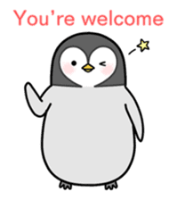 Emperor penguin Hachan second (English) sticker #1434845