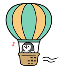 Emperor penguin Hachan second (English) sticker #1434848