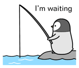 Emperor penguin Hachan second (English) sticker #1434851