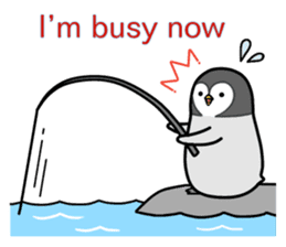 Emperor penguin Hachan second (English) sticker #1434852