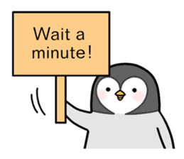 Emperor penguin Hachan second (English) sticker #1434853
