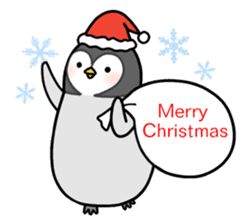 Emperor penguin Hachan second (English) sticker #1434856