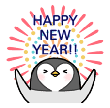 Emperor penguin Hachan second (English) sticker #1434857