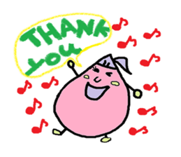 eggplant character sticker #1434892