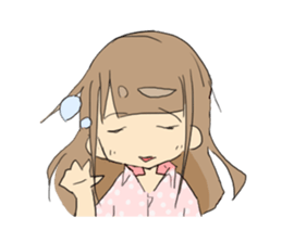 Cute Girl Yuri sticker #1435059