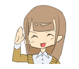 Cute Girl Yuri sticker #1435066