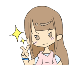 Cute Girl Yuri sticker #1435067