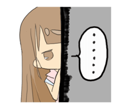 Cute Girl Yuri sticker #1435071