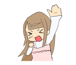 Cute Girl Yuri sticker #1435080