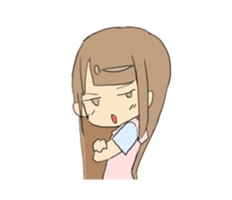 Cute Girl Yuri sticker #1435086