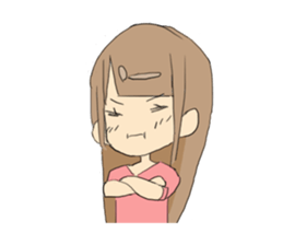 Cute Girl Yuri sticker #1435087