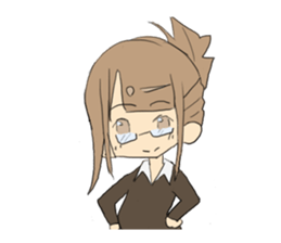 Cute Girl Yuri sticker #1435088