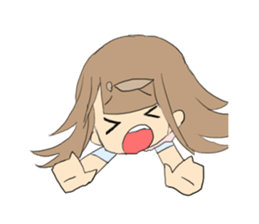 Cute Girl Yuri sticker #1435090