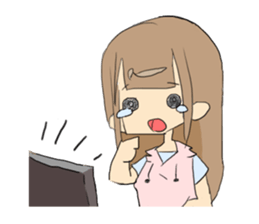 Cute Girl Yuri sticker #1435092