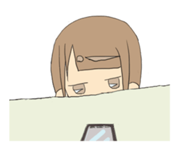 Cute Girl Yuri sticker #1435094