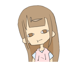 Cute Girl Yuri sticker #1435095