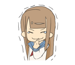 Cute Girl Yuri sticker #1435097