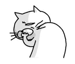 Ugly Cat Poko sticker #1435244