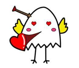 Broken Egg Chick sticker #1435380