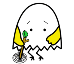 Broken Egg Chick sticker #1435381
