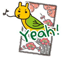 usagi!?Hanahuda sticker #1435499