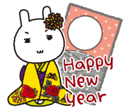 usagi!?Hanahuda sticker #1435509