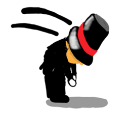 The clown of a hat sticker #1435658