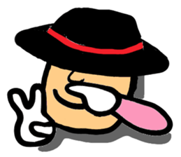 The clown of a hat sticker #1435681