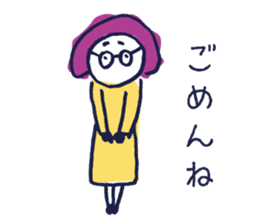Tokyo Ambiguous girl sticker #1435728