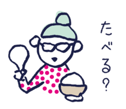 Tokyo Ambiguous girl sticker #1435734