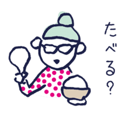 Tokyo Ambiguous girl sticker #1435734
