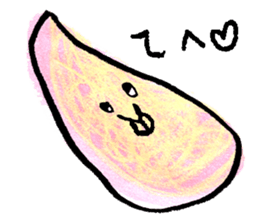 Talking food. sticker #1436464