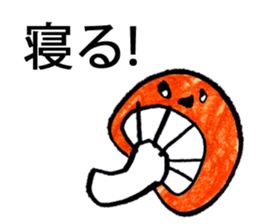 Talking food. sticker #1436479