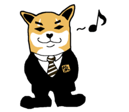 Shiba-Inu Salaryman Part.2 sticker #1436618