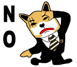 Shiba-Inu Salaryman Part.2 sticker #1436620