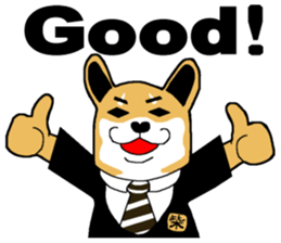 Shiba-Inu Salaryman Part.2 sticker #1436622
