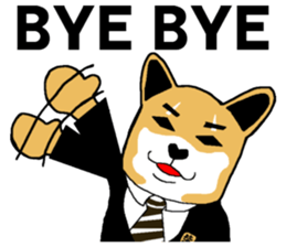 Shiba-Inu Salaryman Part.2 sticker #1436625