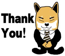 Shiba-Inu Salaryman Part.2 sticker #1436626