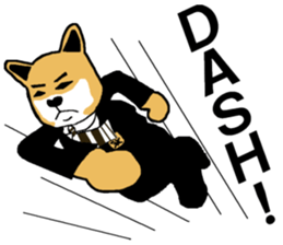 Shiba-Inu Salaryman Part.2 sticker #1436627
