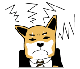 Shiba-Inu Salaryman Part.2 sticker #1436630