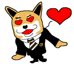 Shiba-Inu Salaryman Part.2 sticker #1436631