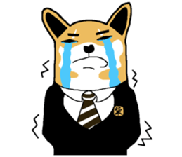 Shiba-Inu Salaryman Part.2 sticker #1436635