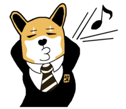Shiba-Inu Salaryman Part.2 sticker #1436644