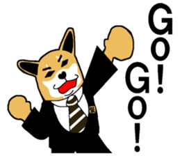 Shiba-Inu Salaryman Part.2 sticker #1436646