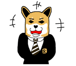 Shiba-Inu Salaryman Part.2 sticker #1436647