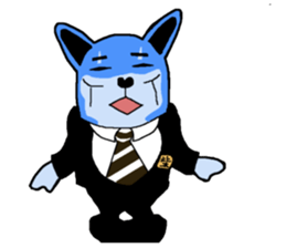 Shiba-Inu Salaryman Part.2 sticker #1436648