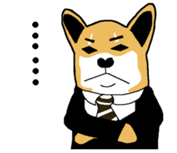 Shiba-Inu Salaryman Part.2 sticker #1436650