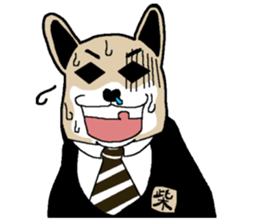 Shiba-Inu Salaryman Part.2 sticker #1436652