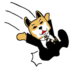 Shiba-Inu Salaryman Part.2 sticker #1436653