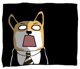 Shiba-Inu Salaryman Part.2 sticker #1436655